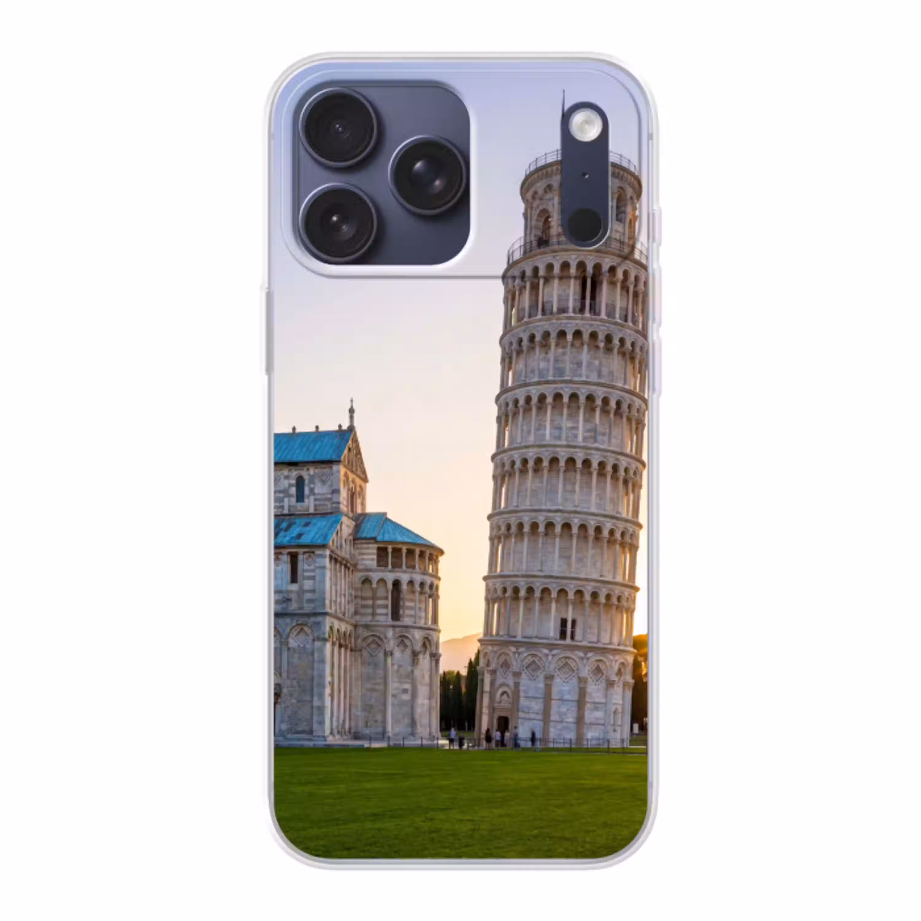 Architectuur - Toren - Pisa - Italië - Zonsondergang Telefoonhoesje iPhone 17 Pro Max klein -3d
