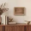 Houtlook - Bruin Light Box met kabel (Tafellamp) klein -sfeer2