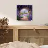 Doorkijk - Lavendel - Bloemen - Paars - Poort plexiglas 5mm klein -sfeer4