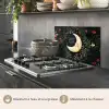 Maan - Quote - Bloemen - Sterren keuken achterwand spatscherm klein -usp_FR