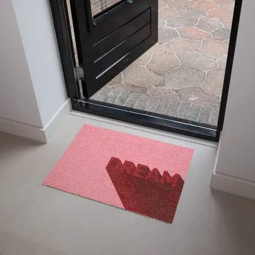 Dream - 3D - Rood - Roze Deurmat klein -sfeer5