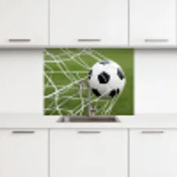 Voetbal - Goal - Net - Sport keuken achterwand 2 middel -3d