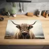 Schotse hooglander - Hoorns - Landschap Inductie beschermer vinyl 3mm klein -sfeer5