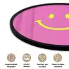 Smiley - Vrolijk - Roze Fotolijst rond zonder passe partout klein -closeup_NL