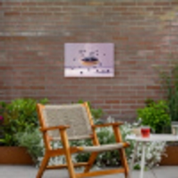 Eten - Taart - Bessen - Blauw Tuinposter op houten frame 2 cm dik klein -sfeer3