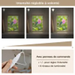 Kolibrie - Bloem - Natuur - Groen Light Box met kabel (Kinderlampje) klein -USP_dimbaarFR