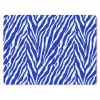 Zebra - Patroon - Kobalt - Blauw muismat rubber klein 262 -3d