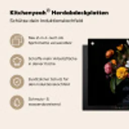 Lente - Bloemen - Klassiek - Vaas Inductie beschermer vinyl 3mm middel -zzzzzzusp-haakje_DE