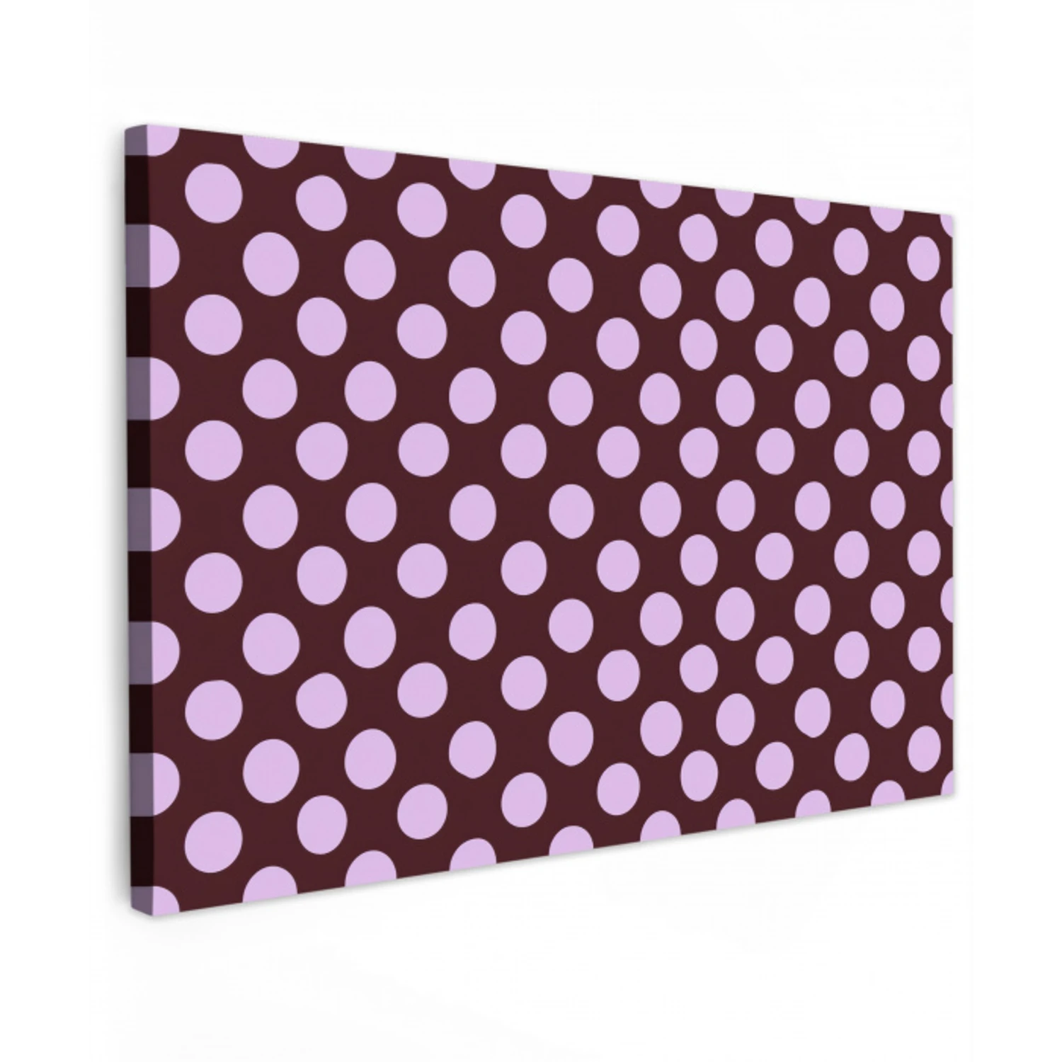 Klassiek - Stippen - Paars canvas 2cm klein 34 -z3d
