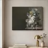 Bloemen - Eelke Jelles Eelkema - Oude meesters Textielframe zwart klein -sfeer2