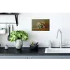 Vaas - Pastel - Kleuren - Bloemen Muursticker klein -keuken