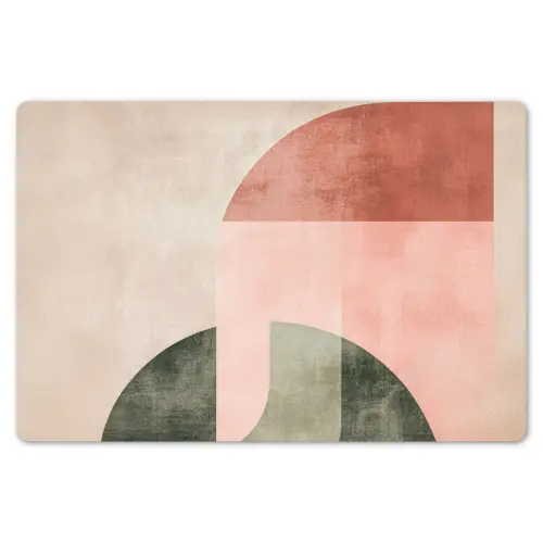 Cirkel - Abstract - Roze Placemat vinyl groot -zzsfeer1_Kitchenyeah-website