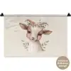 Geit - Dier - Bohemian - Bloemen - Boho Wandkleed katoen klein -t3d_DE