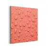 Water - Druppels - Roze aluminium wit klein -3d