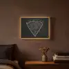 Pizzapunt - Toppings - Krijttekening Light Box met batterij (Wandlamp) middel -sfeer4