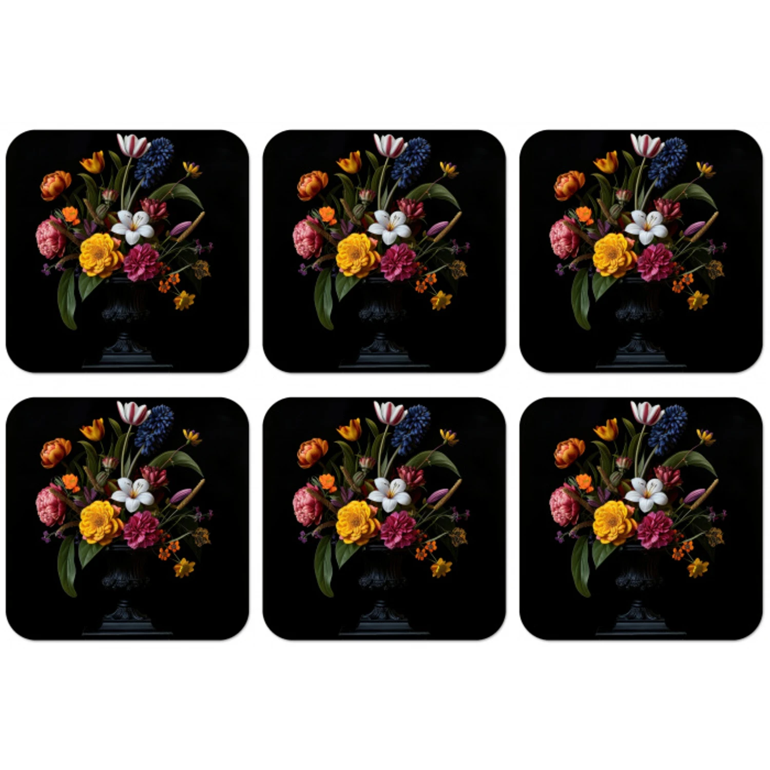 Lente - Bloemen - Klassiek - Vaas onderzetter kurk middel -zkaufland3dotto