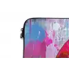 Graffiti - Lippen - Felroze - Geschilderd laptophoes neopreen klein -detail
