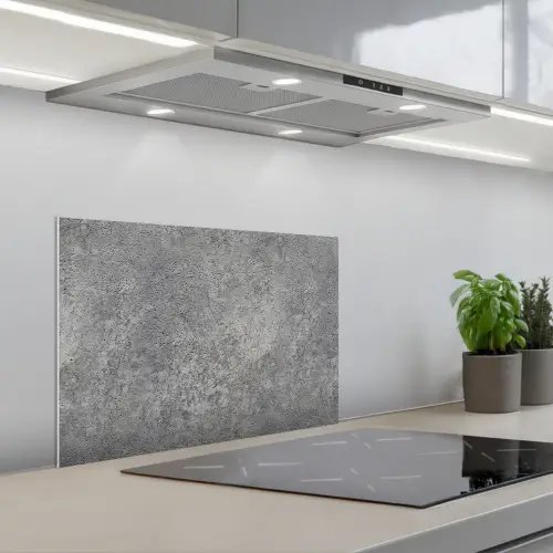 Patronen - Industrieel - Beton keuken achterwand spatscherm klein 900 -3d_schuin