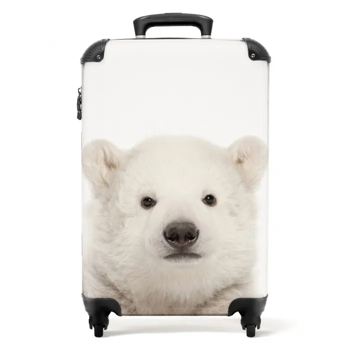 Schattige Ijsbeer NBS - Handbagage koffer - Unisex middel -productfoto_recht