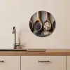 Houten - Lepels - Rijst - Zaden KitchenYeah - Keuken - Wandcirkel Forex klein -sfeer3