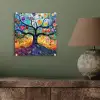 Kunst - Levensboom - Bloemen - Hippie plexiglas 5mm klein -sfeer3