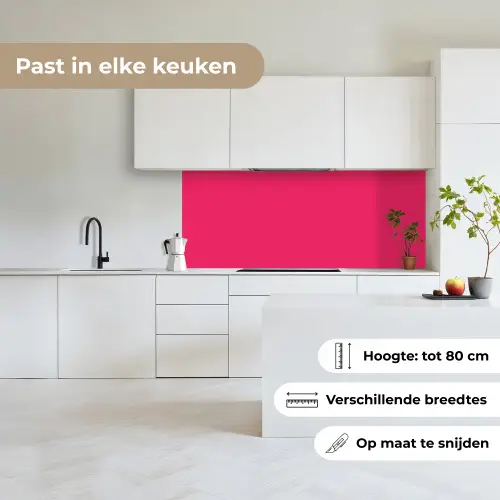 Karmijn - Kleuren - Palet - Roze keuken achterwand 2 middel 871 -sfeer4_NL