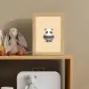 Panda - Beige - Minimalistisch Light Box met kabel klein -sfeer2_kind