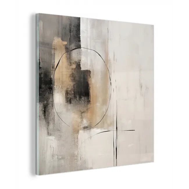 Kunst - Abstract - Grijs - Industrieel plexiglas 5mm klein -z3d