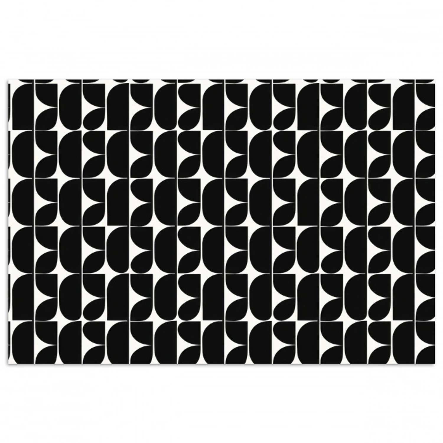 Modern - Geometrisch - Zwart poster papier klein 62 -3d