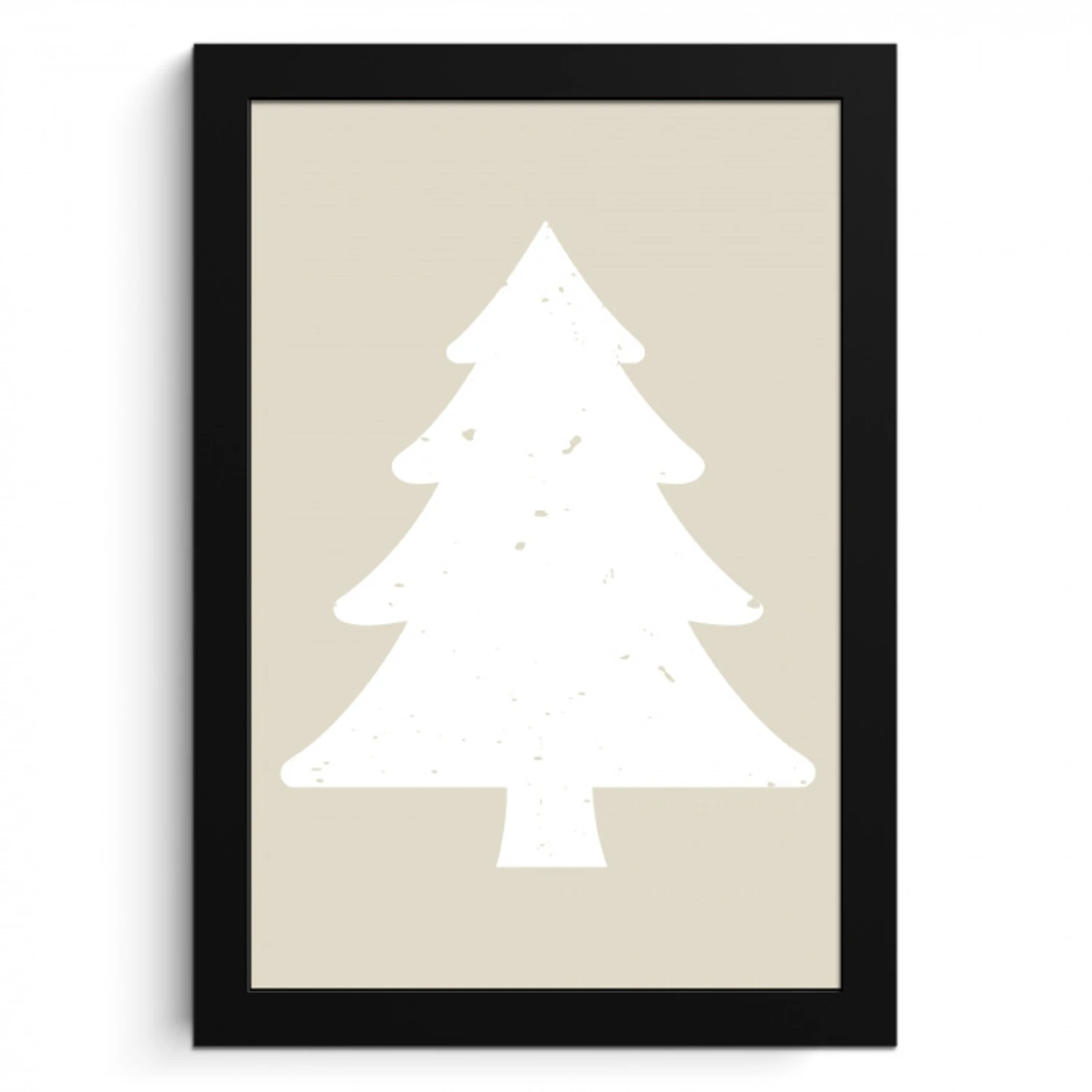 Japandi - Kerstboom - Beige - Kerstversiering KitchenYeah - Keuken - Fotolijst klein -3d