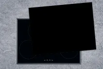 Kookplaat beschermer zwart