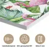 Inductie beschermer - Flamingo - Bladeren - Afdekplaat voor kookplaat - Tropisch PET vilt klein -closeup_NL