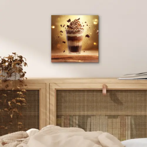 Dessert - Chocolade - Zoet - Eten aluminium wit klein -sfeer3