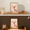 Hertje - Illustratie - Bloemen - Roze Light Box met kabel klein -sfeer3_kind