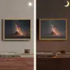 Piramide - Woestijn - Licht Light Box met batterij (Wandlamp) middel -sfeer3