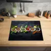 Kruiden - Specerijen - Betonlook - Stilleven Inductie beschermer vinyl 3mm groot -sfeer5