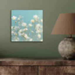 Stengels - Bloemen - Lucht - Wit aluminium wit klein -sfeer2