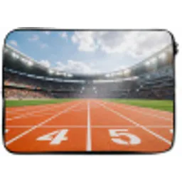 Sintelbaan - Stadion - Sport -Oranje laptophoes neopreen klein -zkaufland3dotto