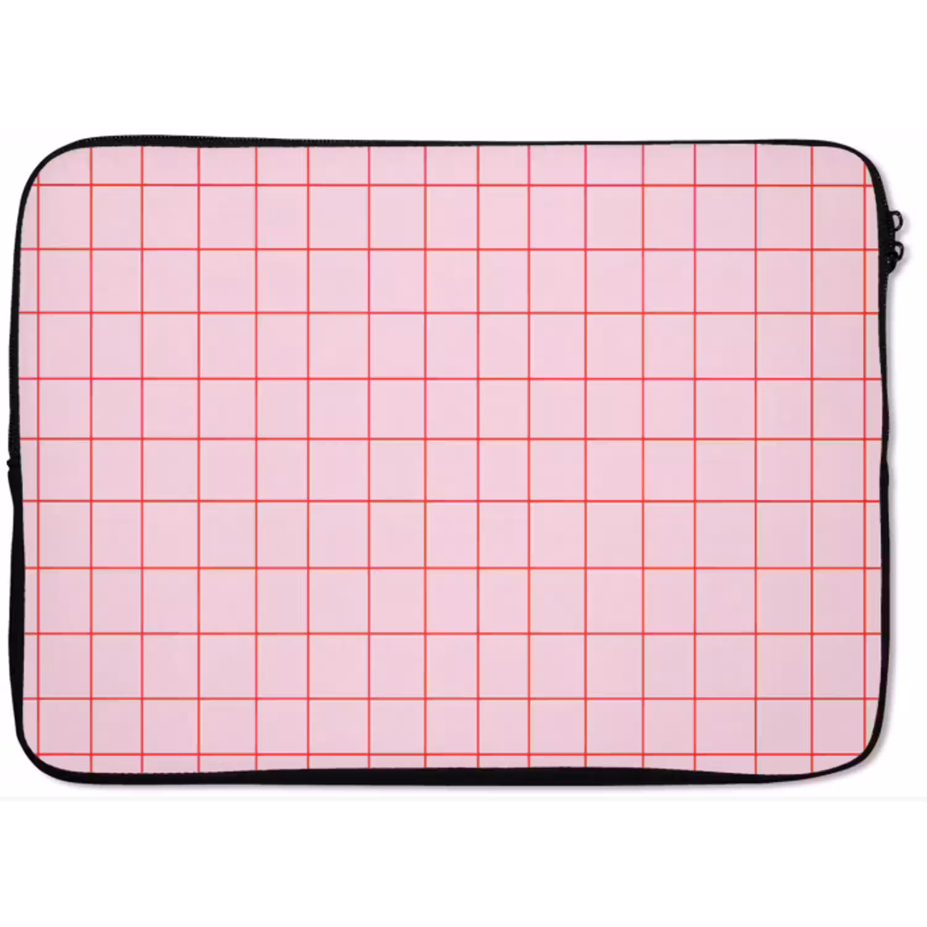 Raster - Patroon - Roze laptophoes neopreen klein 279 -zkaufland3dotto