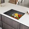 Pasta - Kruiden - Tomaat - Specerijen - Rustiek Inductie beschermer vinyl 3mm klein -sfeer8