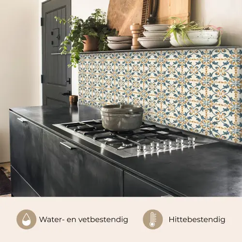 Patroon - Klassiek - Kleurrijk keuken achterwand 2 middel 871 -usp_NL