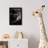 Close-up - Vinylplaat - Platenspeler - Zwart fotolijst zwart zonder passe partout klein -usfeer4_kinderkamer