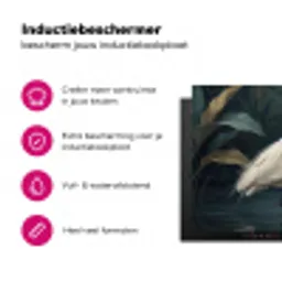 Reiger - Water - Natuur - Modern - Wit Inductie beschermer vinyl 3mm klein -wsfeer2_website