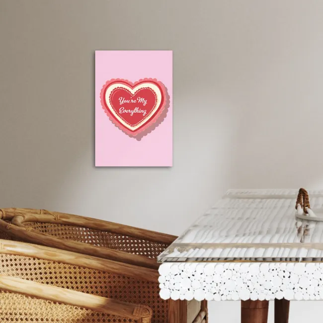 Liefde - Hart - Valentijn KitchenYeah - Keuken - Canvas klein -sfeer3