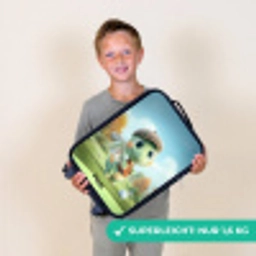 Golf - Dino - Groen Kinderkoffer - Zwart klein -sfeer4_DE