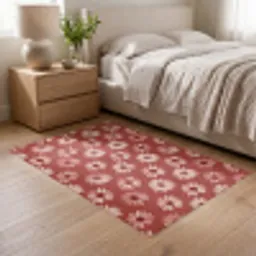 Madelief - Retro - Terracotta Vloerkleed Rechthoek klein 1091 -atmosphere_sfeer3_global