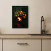 Vrouw - Rood - Groen - Druiven KitchenYeah - Keuken - Fotolijst klein -sfeer2