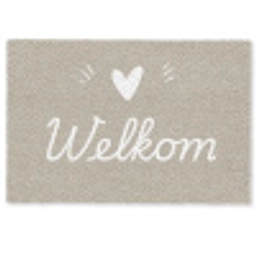 Welkom - Beige Deurmat klein -zkaufland3d