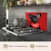 Amor - Hond  - Hartje - Rood keuken achterwand spatscherm klein -usp_NL