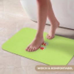 Grl pwr - Groen - Rood - 3D Badmat klein -USP_ZachtDE